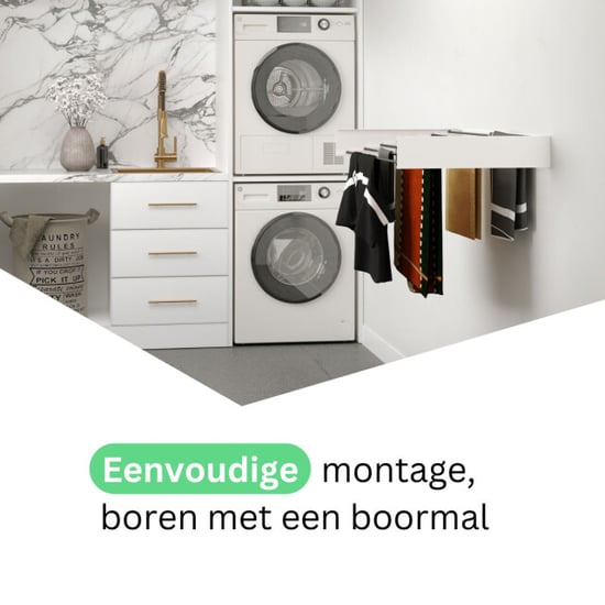 Wasophoogte ® wanddroogrek walldry 120 cm - - Image 4