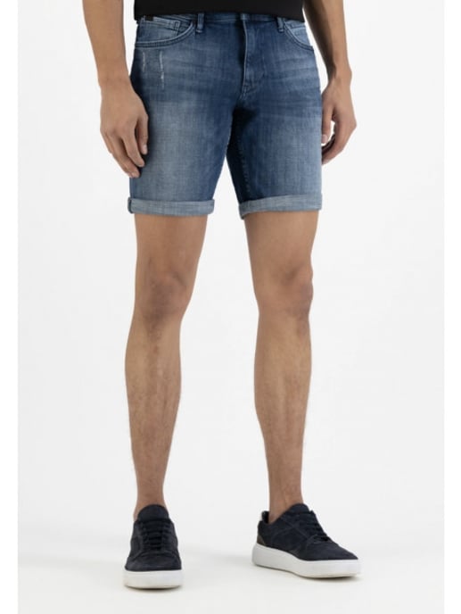 Purewhite The steve 857 skinny denim shorts dark blue - Image 2