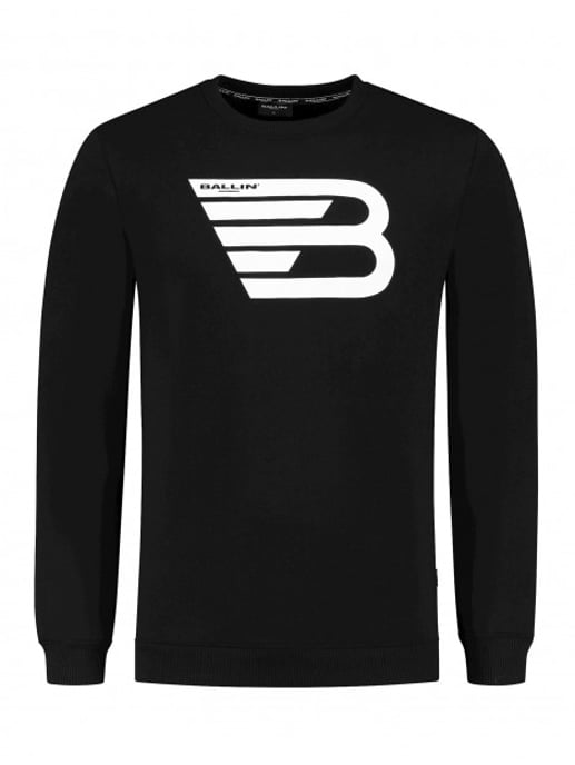 Ballin Amsterdam - Heren Slim Fit Original Sweater - Zwart - Image 1
