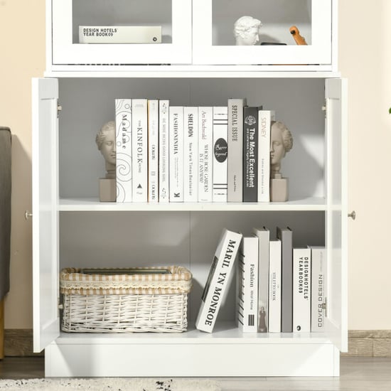 4goodz Boekenkast met open en dichte vakken 40x76x178 cm - - Image 2