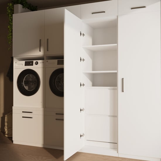 Wasophoogte Schoenenkast module z13- pure wit - Image 2