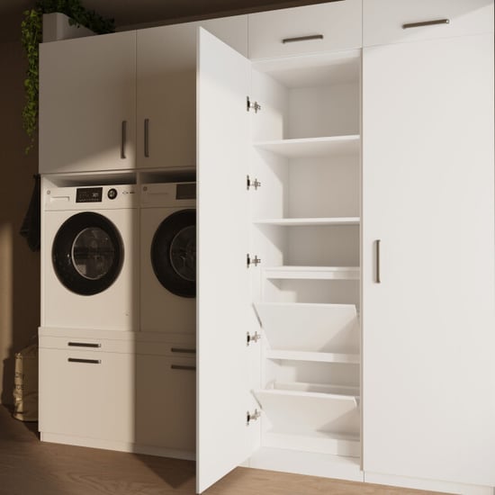 Wasophoogte Schoenenkast module z13- pure wit - Image 4