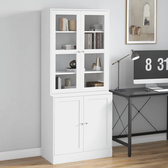 4goodz Boekenkast met open en dichte vakken 40x76x178 cm - - Image 5