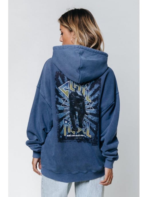 Colourful Rebel Black Panther oversized hoodie - Image 1