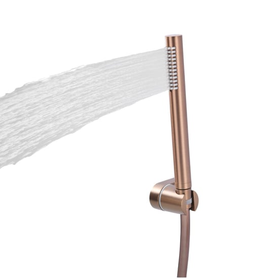 Vtw Living badkraan met handdouche geborsteld brons pvd coating - Image 2