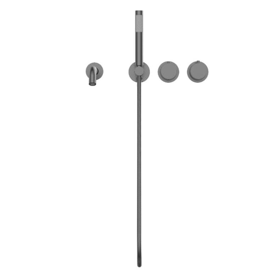 Vtw Living inbouwkraan compleet met inbouwdeel gun metal - Image 3