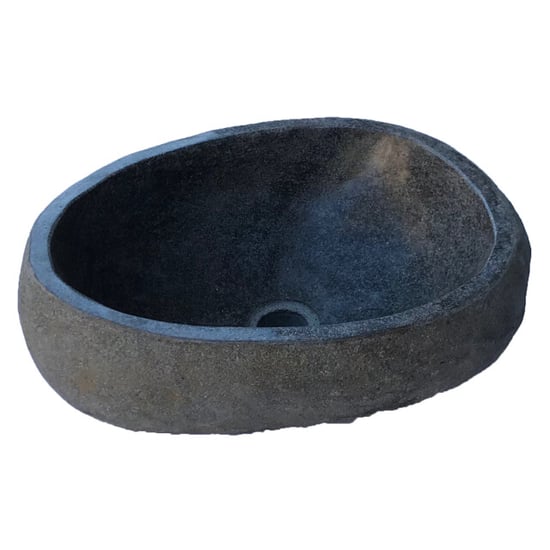 Vtw Living waskom riviersteen natuursteen - 40 x 15 cm - Image 2