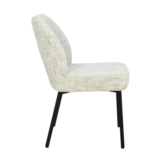 Livingfurn eetkamerstoel tess cream set van 2 63x48x83cm - Image 4