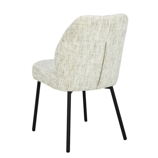 Livingfurn eetkamerstoel tess cream set van 2 63x48x83cm - Image 5