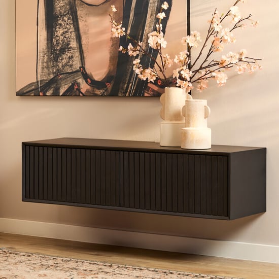 Starfurn zwevend tv meubel madison black 120 cm - Image 1