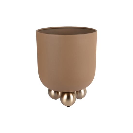 Present Time bloempot estilo large mocha brown - Image 1