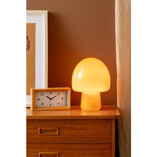 Karlsson wekker lujo rectangle ochre yellow & navy blue - Image 2