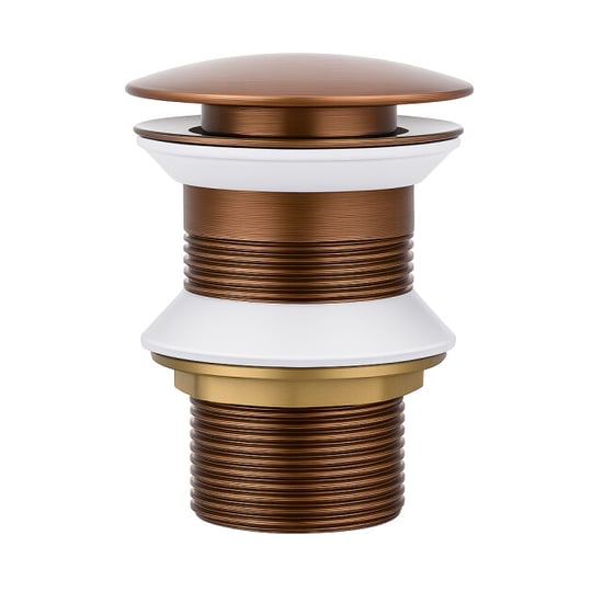 Vtw Living clickwaste afvoerplug geborsteld brons 5/4 zonder overloopgat - Image 1