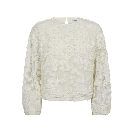 Co'Couture Tessycc flower blouse off white - Image 2
