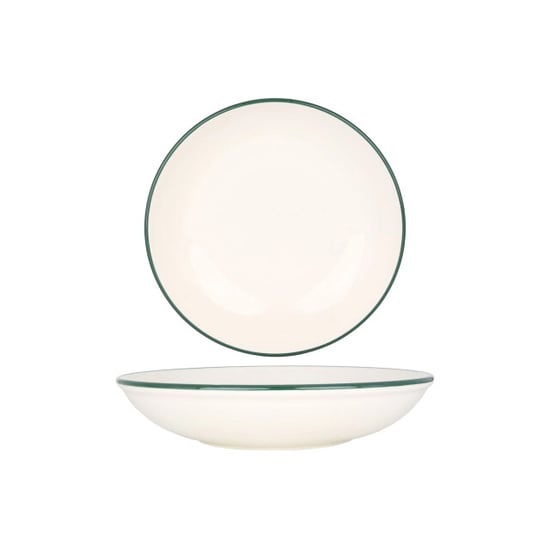 Rinart Diepbord green edge porselein 20 cm (650cc) set van 6 - Image 1