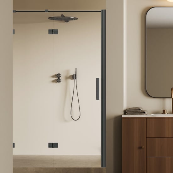 Vtw Living stijlvolle gun metal nisdeur deur rechts 100200 cm nano - Image 3