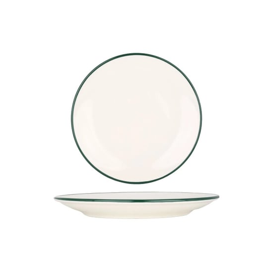 Rinart Dessertbord green edge porselein 19 cm set van 6 - Image 1