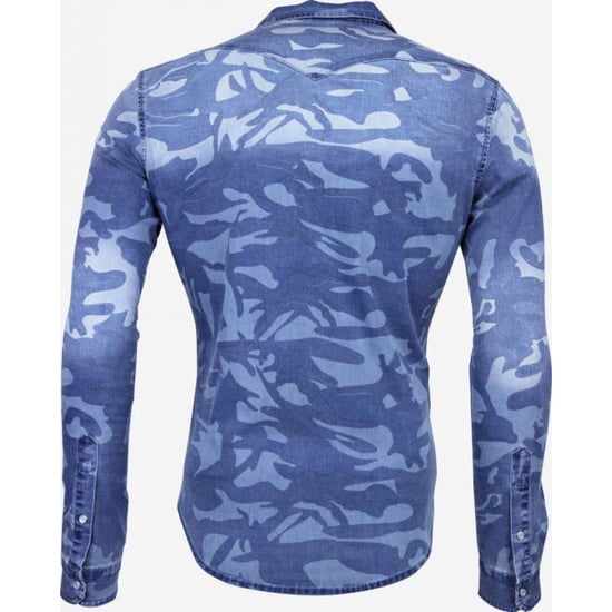 Daniele Volpe Denim slim fit army print - Image 2