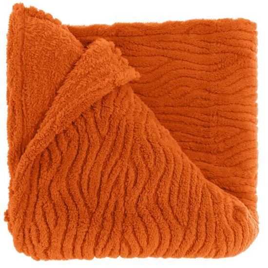 Unique Living plaid clio 150x200cm orange flame - Image 1