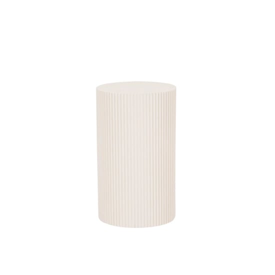 House Vitamin Side table / pillar- cylinder mdf sand 30x54cm - Image 2