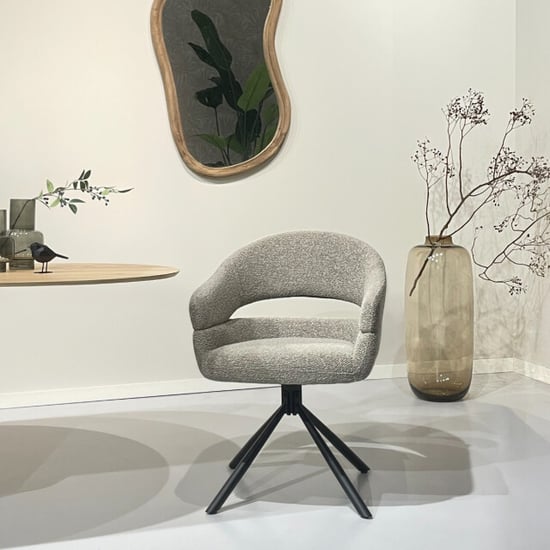 Livingfurn eetkamerstoel linn set van 2 62x58x85cm - Image 3