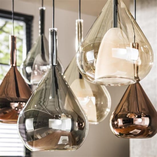 Hoyz hanglamp 4+3 wings mix glass - - Image 2