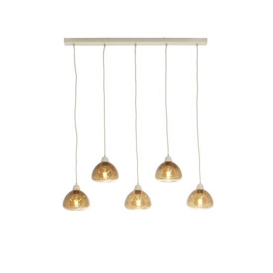 Light & Living hanglamp 5l 104x19x14 cm bisho glas +zand - Image 4