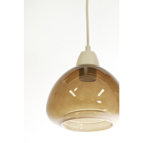 Light & Living hanglamp 5l 104x19x14 cm bisho glas +zand - Image 5