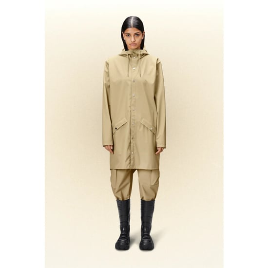 Rains Long jacket sand 556140 - Image 3