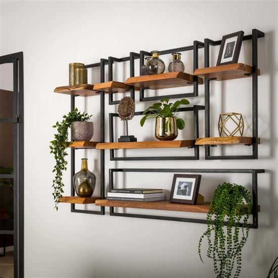 Hoyz Hoyz wandplank edge 30cm acaciahout - - Image 3
