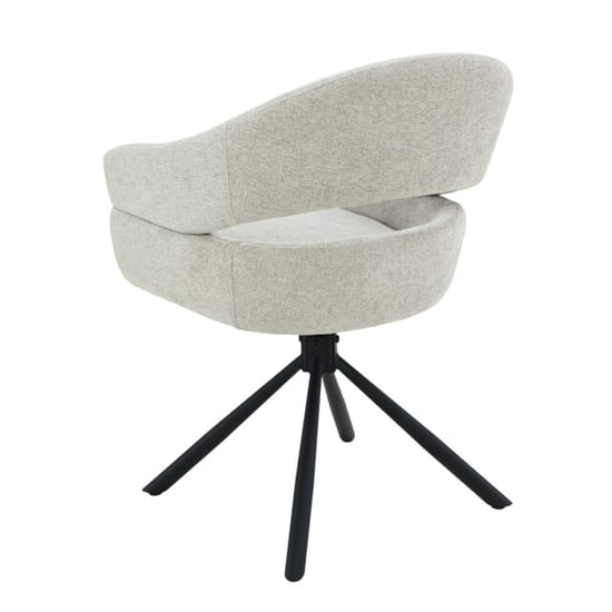 Livingfurn eetkamerstoel linn toffee set van 2 62x58x85cm - Image 4