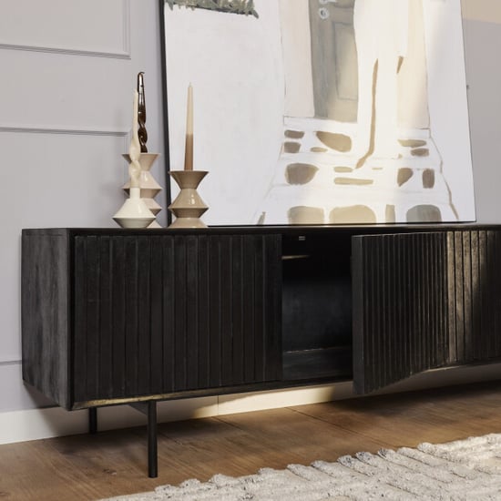 Starfurn tv meubel madison black 210 cm - Image 4