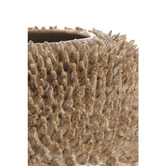 Light & Living vaas deco 33x32x47,5 cm sangku keramiek taupe - Image 3