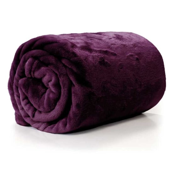 Unique Living enzo plaid 130x180cm dark purple - Image 1