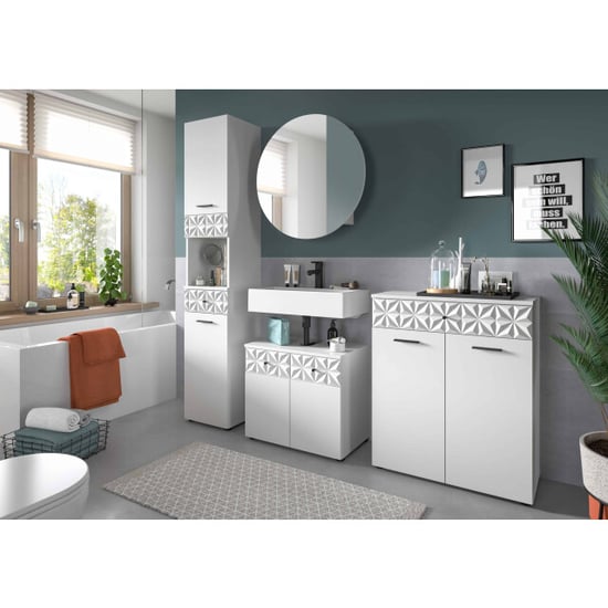 Furnilux Prisma badkamercombinatie nb hoogglans mdf tz - Image 3