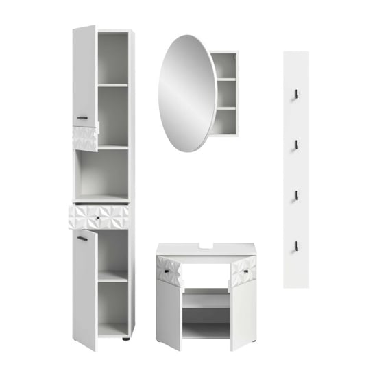 Furnilux Prisma badkamercombinatie nb hoogglans mdf tz - Image 4
