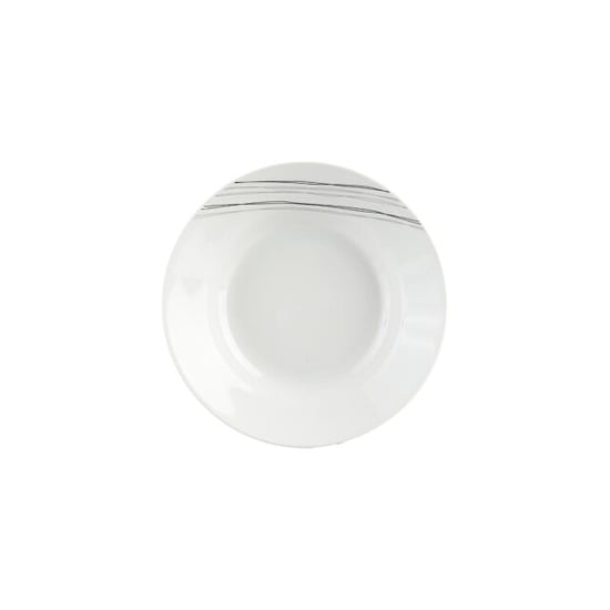 Secret de Gourmet Porseleinen serviesset strepen 6 persoons 18-delig wit/zwart - Image 2