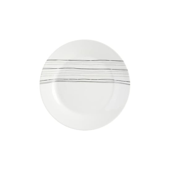 Secret de Gourmet Porseleinen serviesset strepen 6 persoons 18-delig wit/zwart - Image 3
