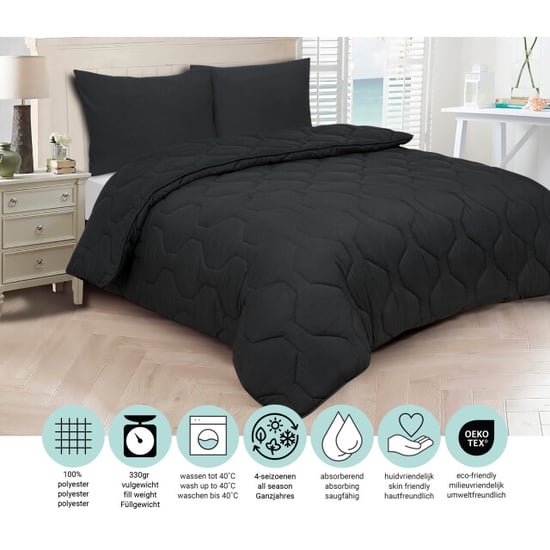 DoubleDry 2 in 1 dekbed 140x200 eenpersoons wasbaar dekbed zonder overtrek - - Image 5