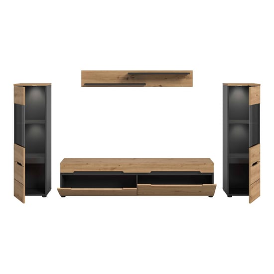 Furnilux Canu woonkamercombinatie inclusief verlichting staand-hangend artisan nb - Image 2
