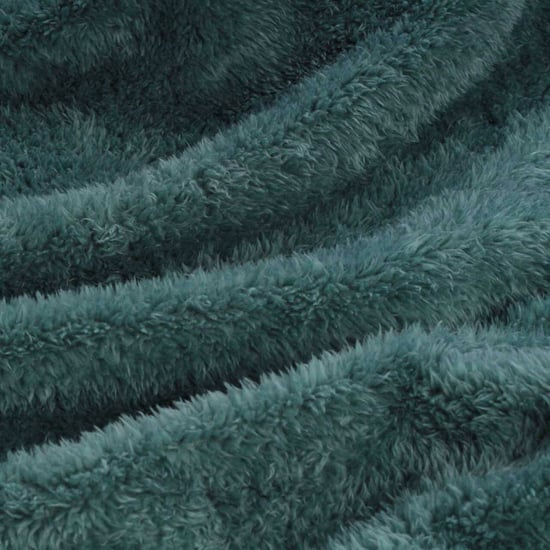 DoubleDry Teddy fleece deken ultrazacht 130x170 groen - Image 4