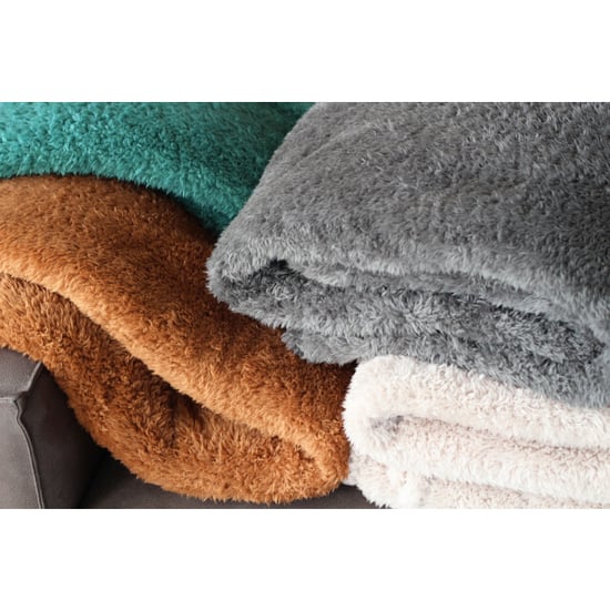 DoubleDry Teddy fleece deken ultrazacht 130x170 groen - Image 5