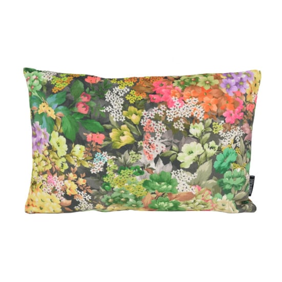 Gek op kussens! Velvet flowers 1 long | 30 x 50 cm | kussenhoes | velvet/polyester - Image 1