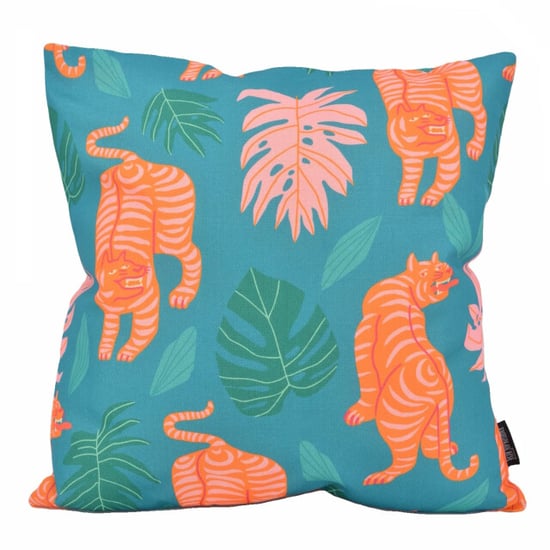 Gek op kussens! Multi tiger | 45 x 45 cm | kussenhoes | katoen/linnen - Image 1