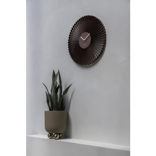 Karlsson wandklok cascara rode oker- Ø50cm - Image 1