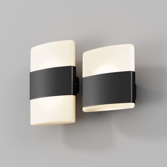 Maytoni Outdoor wandlamp rom grafiet - Image 2