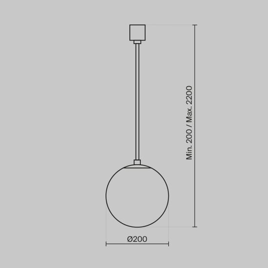 Technical Maytoni hanglamp luna en wit Ø20 - Image 3