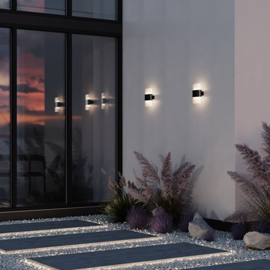 Maytoni Outdoor wandlamp rom grafiet - Image 6