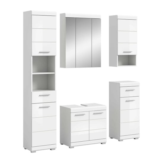 Furnilux Scout badkamercombinatie hoogglans mdf tz nb - Image 1