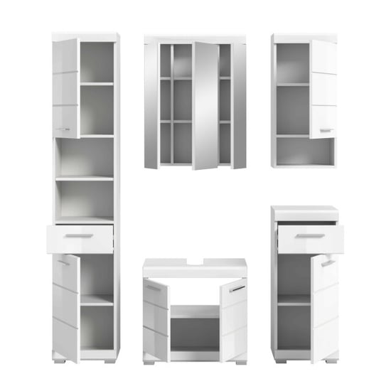 Furnilux Scout badkamercombinatie hoogglans mdf tz nb - Image 2